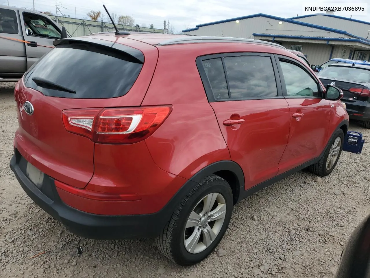 2011 Kia Sportage Lx VIN: KNDPBCA2XB7036895 Lot: 78368074