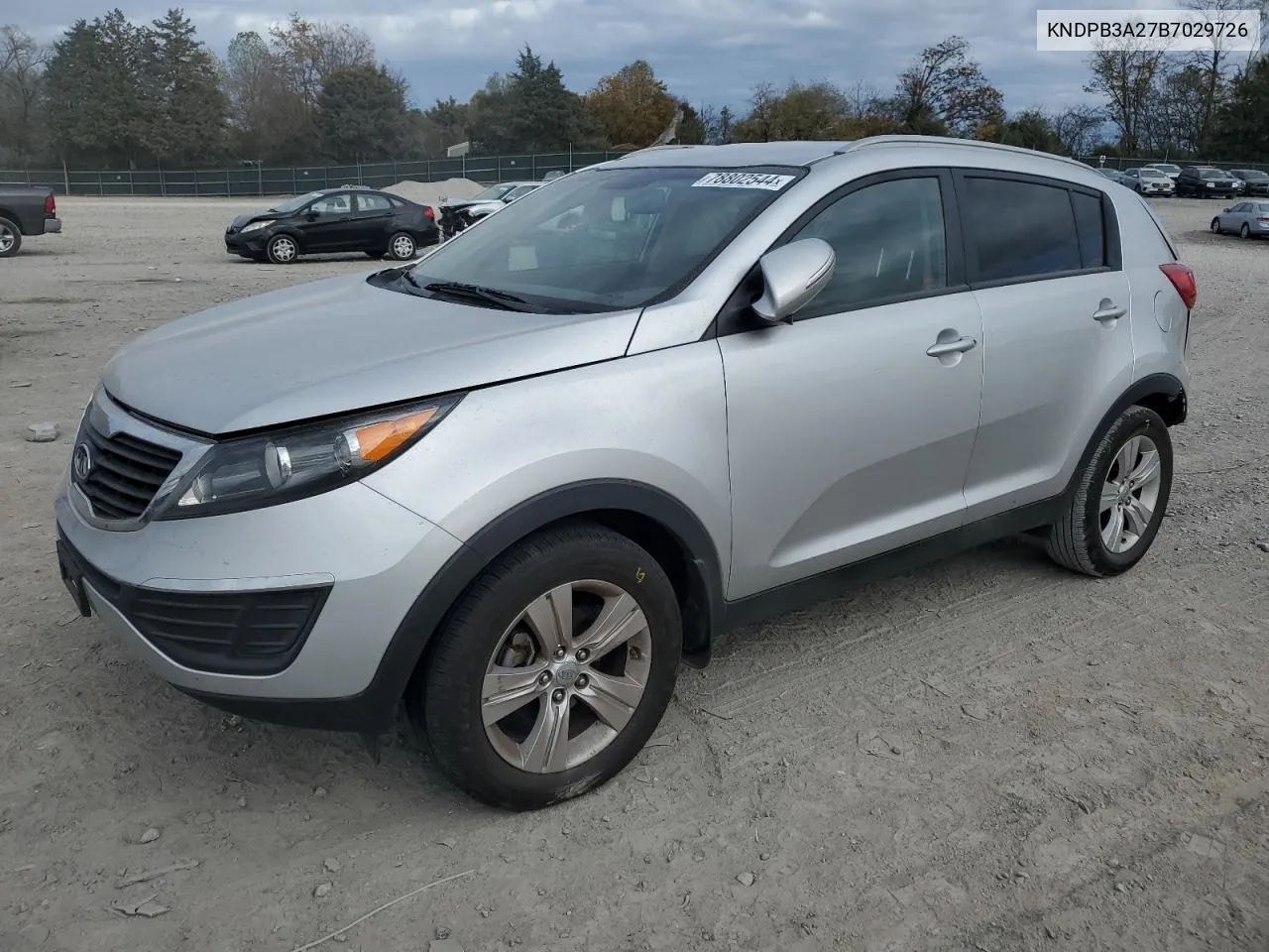 2011 Kia Sportage Lx VIN: KNDPB3A27B7029726 Lot: 78802544