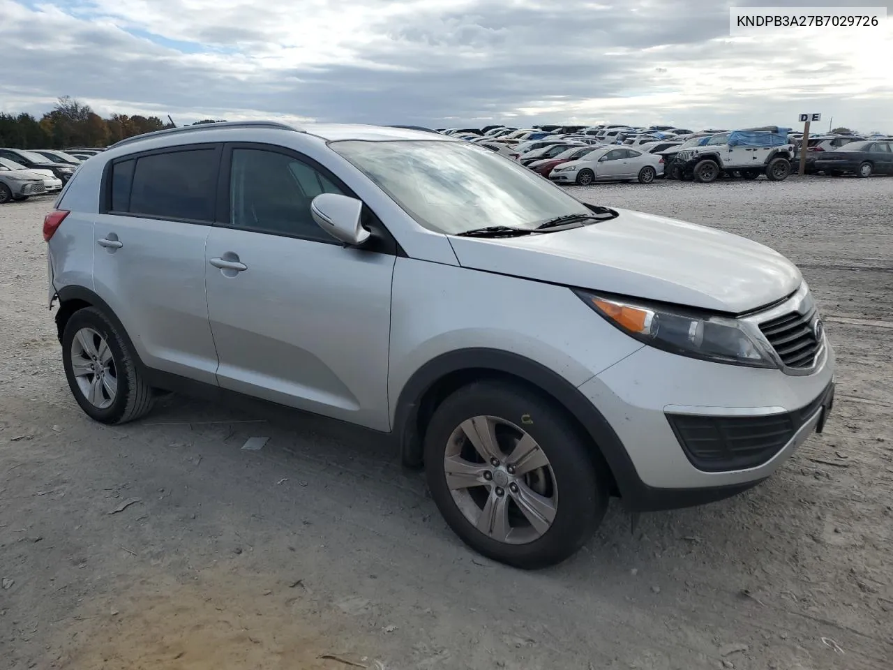 2011 Kia Sportage Lx VIN: KNDPB3A27B7029726 Lot: 78802544