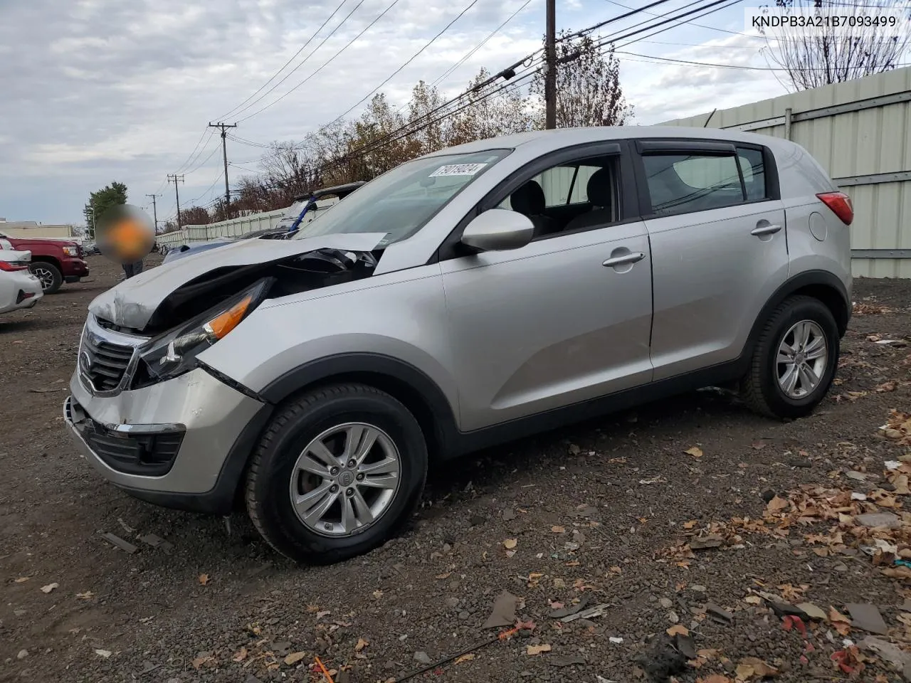 2011 Kia Sportage Lx VIN: KNDPB3A21B7093499 Lot: 79019024