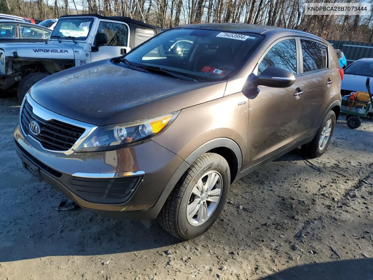 2011 Kia Sportage Lx VIN: KNDPBCA28B7073444 Lot: 79453994