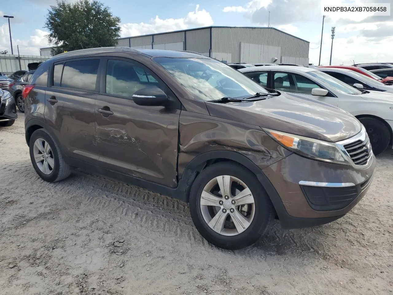 2011 Kia Sportage Lx VIN: KNDPB3A2XB7058458 Lot: 80519644