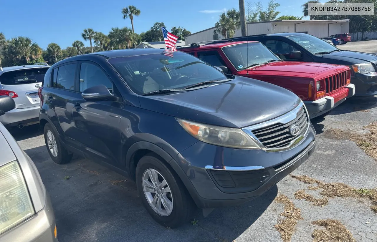 2011 Kia Sportage Lx VIN: KNDPB3A27B7088758 Lot: 80718304