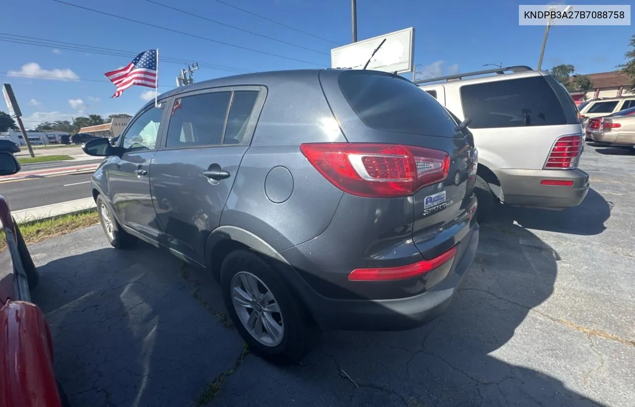 2011 Kia Sportage Lx VIN: KNDPB3A27B7088758 Lot: 80718304