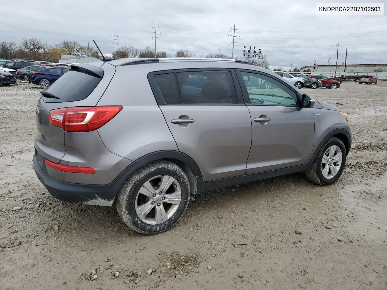 2011 Kia Sportage Lx VIN: KNDPBCA22B7102503 Lot: 80835694