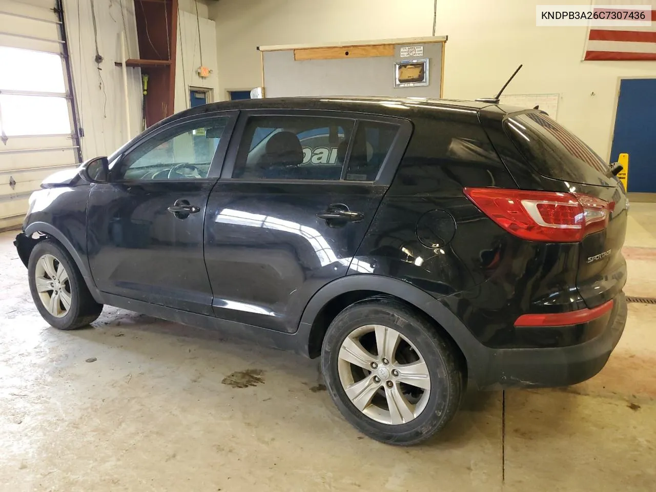 2012 Kia Sportage Base VIN: KNDPB3A26C7307436 Lot: 44102274