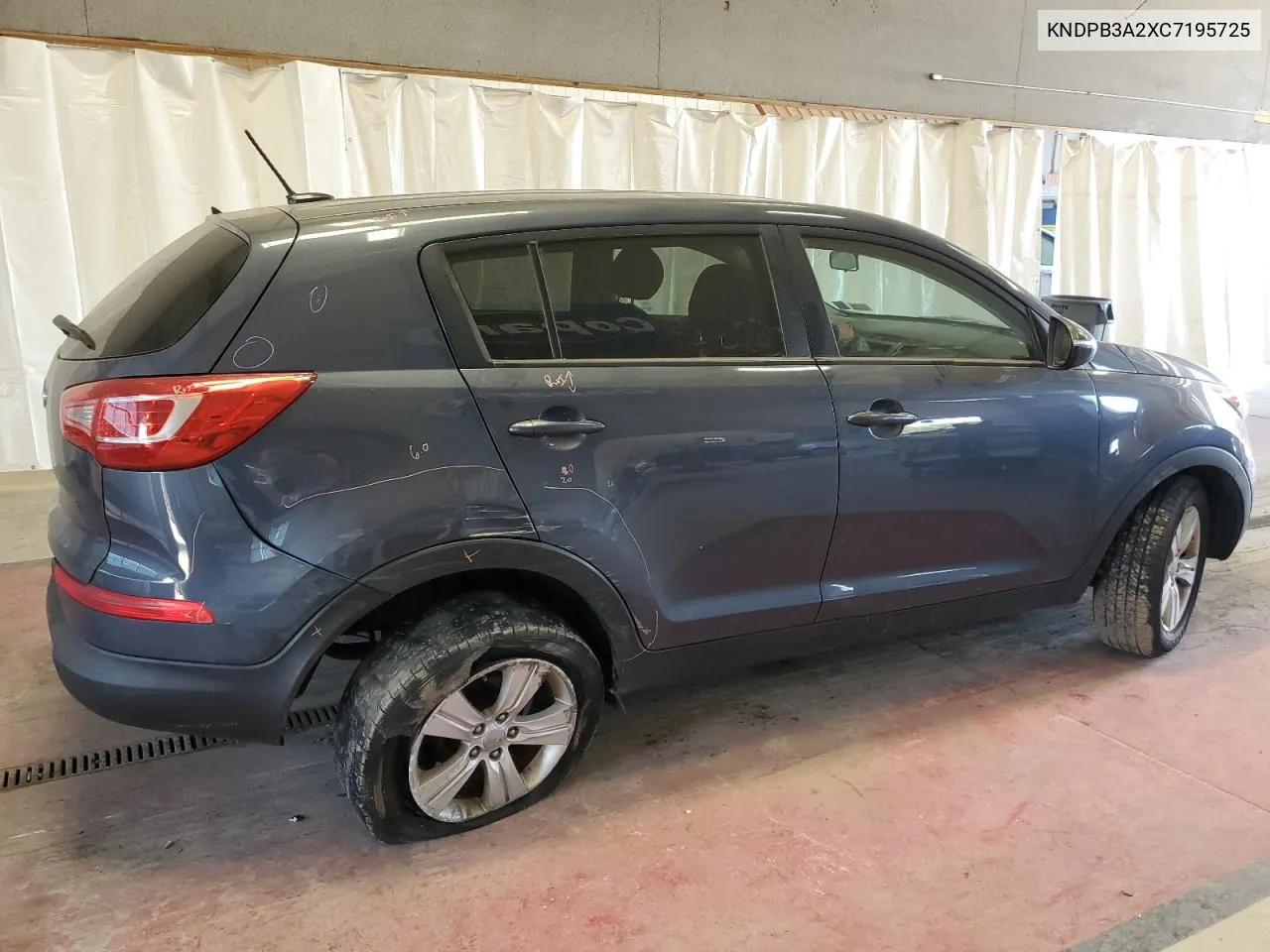 2012 Kia Sportage Base VIN: KNDPB3A2XC7195725 Lot: 54577084