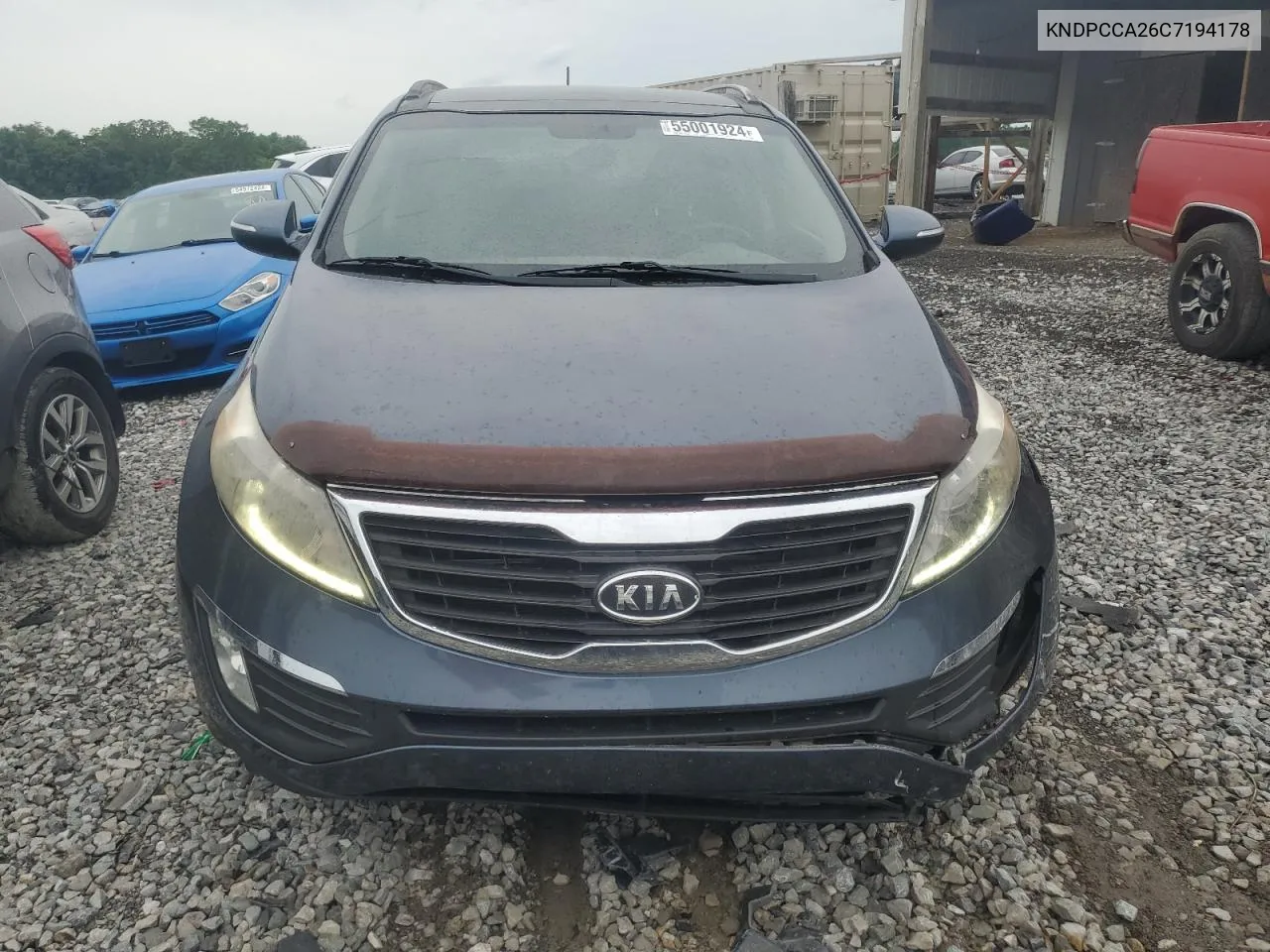 KNDPCCA26C7194178 2012 Kia Sportage Ex