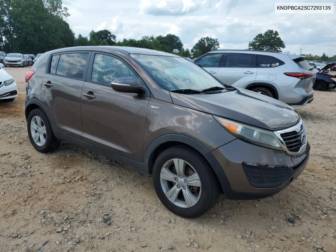 2012 Kia Sportage Lx VIN: KNDPBCA25C7293139 Lot: 58858864