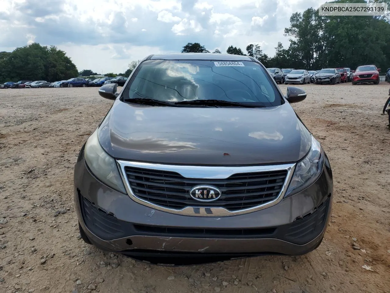 2012 Kia Sportage Lx VIN: KNDPBCA25C7293139 Lot: 58858864