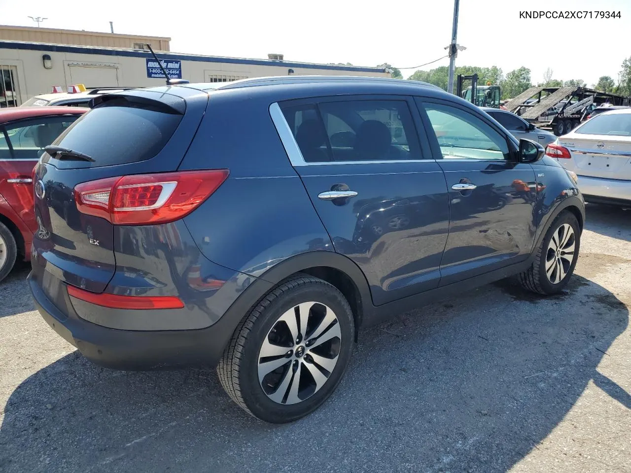 2012 Kia Sportage Ex VIN: KNDPCCA2XC7179344 Lot: 58974394