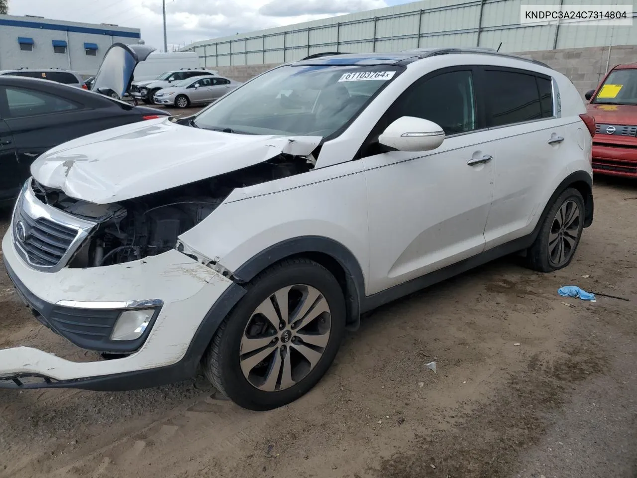 KNDPC3A24C7314804 2012 Kia Sportage Ex