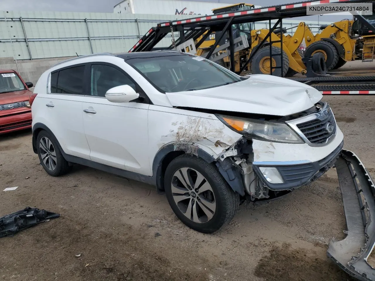 2012 Kia Sportage Ex VIN: KNDPC3A24C7314804 Lot: 61103764