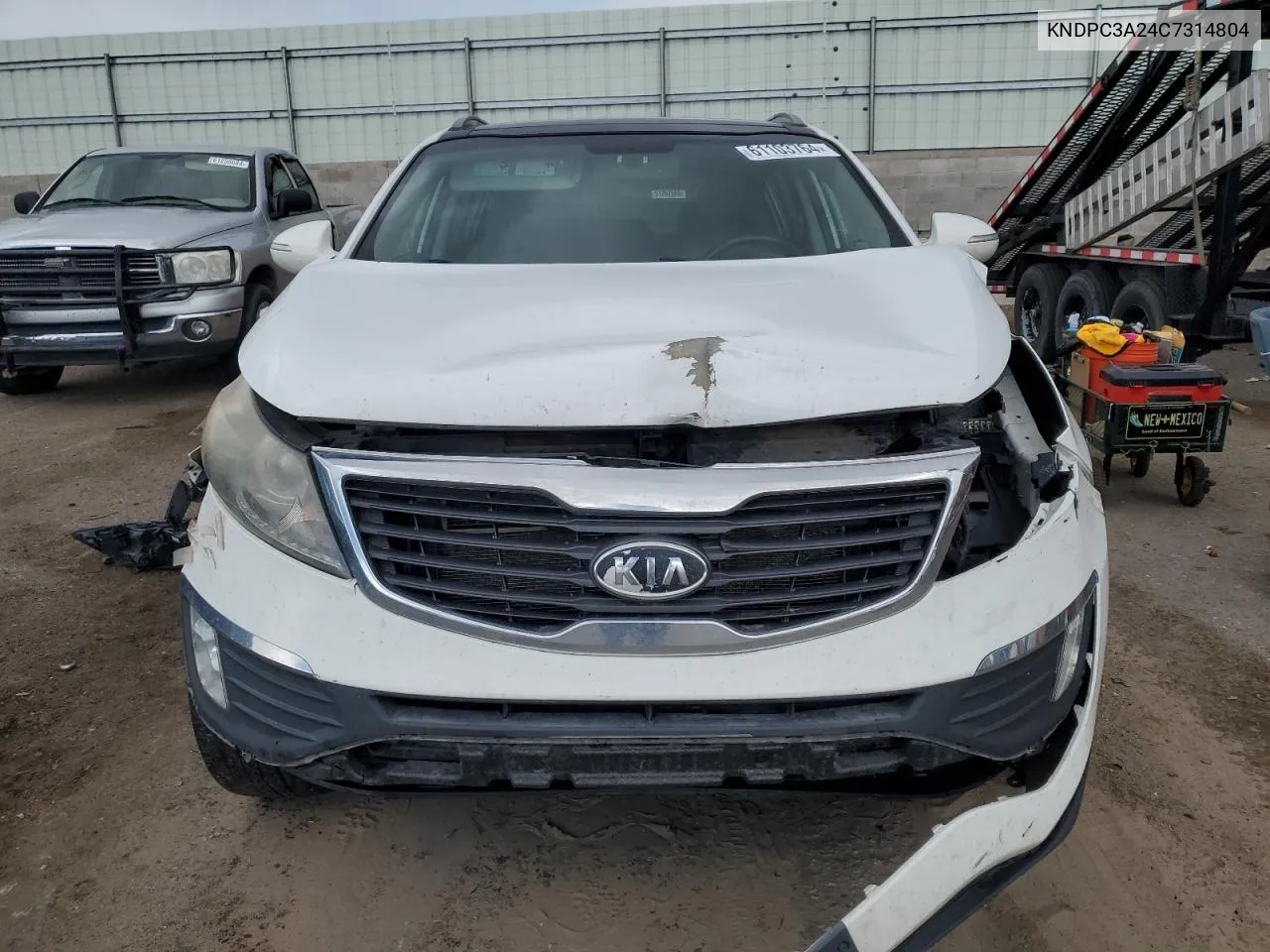 2012 Kia Sportage Ex VIN: KNDPC3A24C7314804 Lot: 61103764