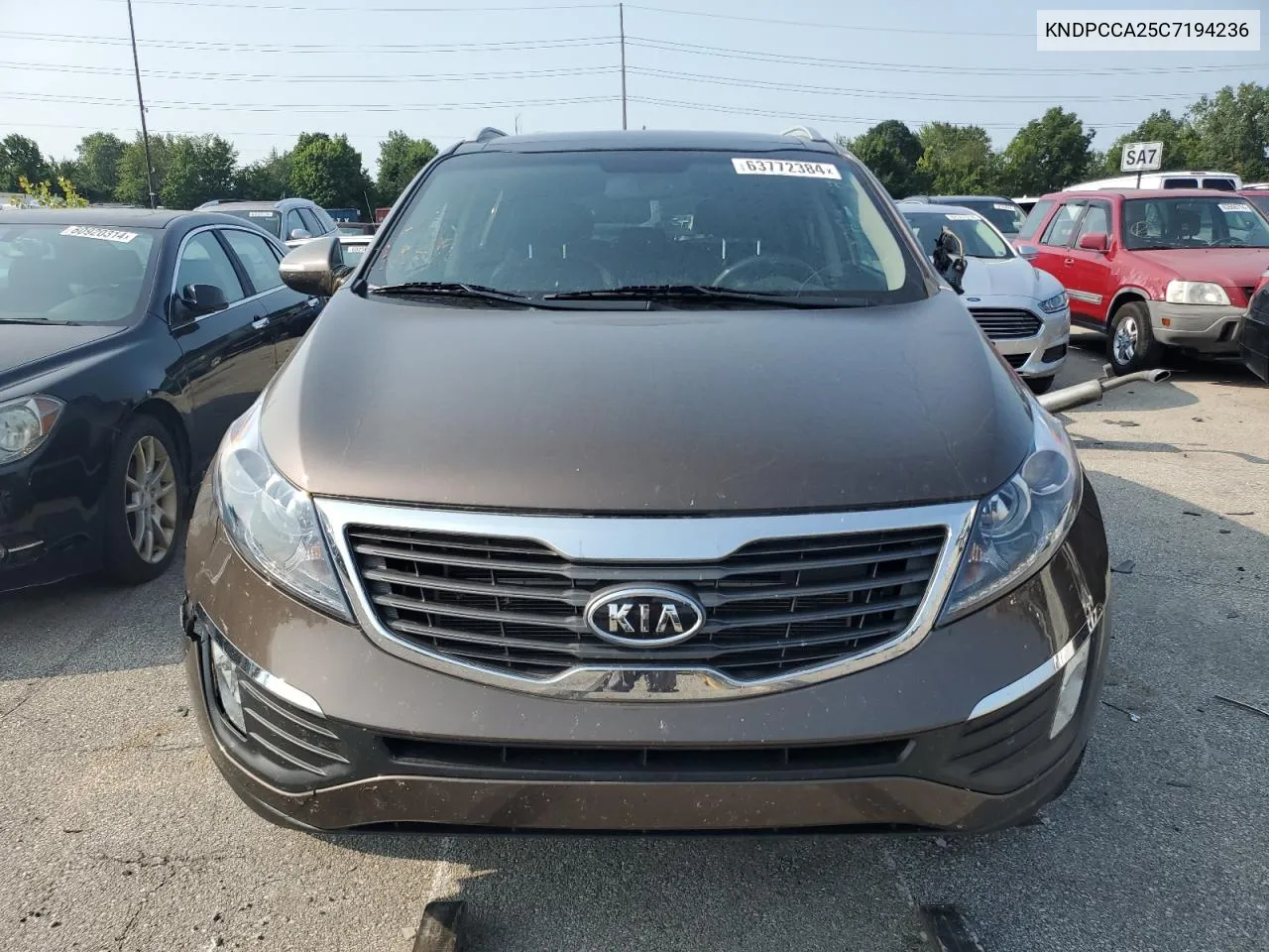 2012 Kia Sportage Ex VIN: KNDPCCA25C7194236 Lot: 63772384