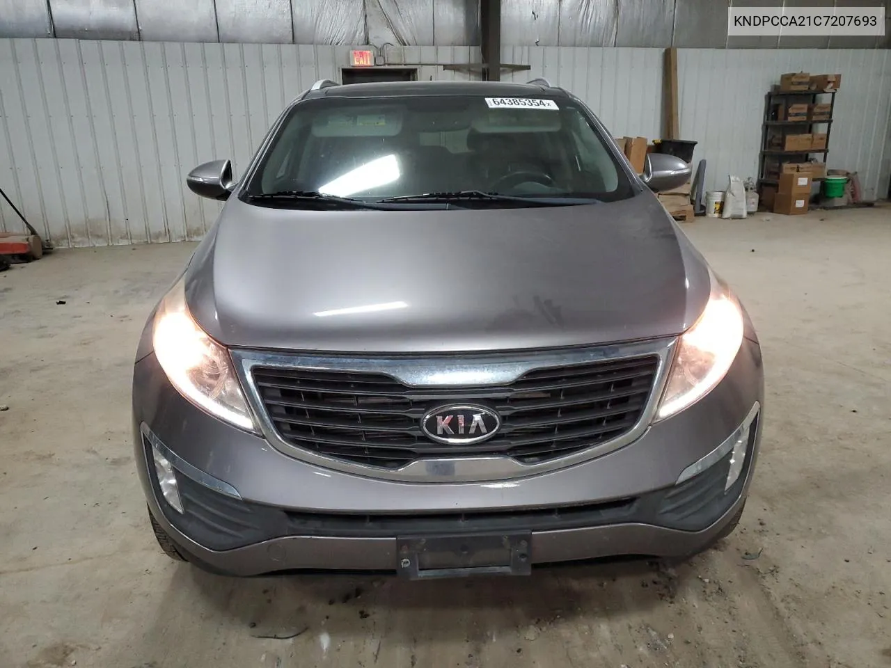 2012 Kia Sportage Ex VIN: KNDPCCA21C7207693 Lot: 64385354