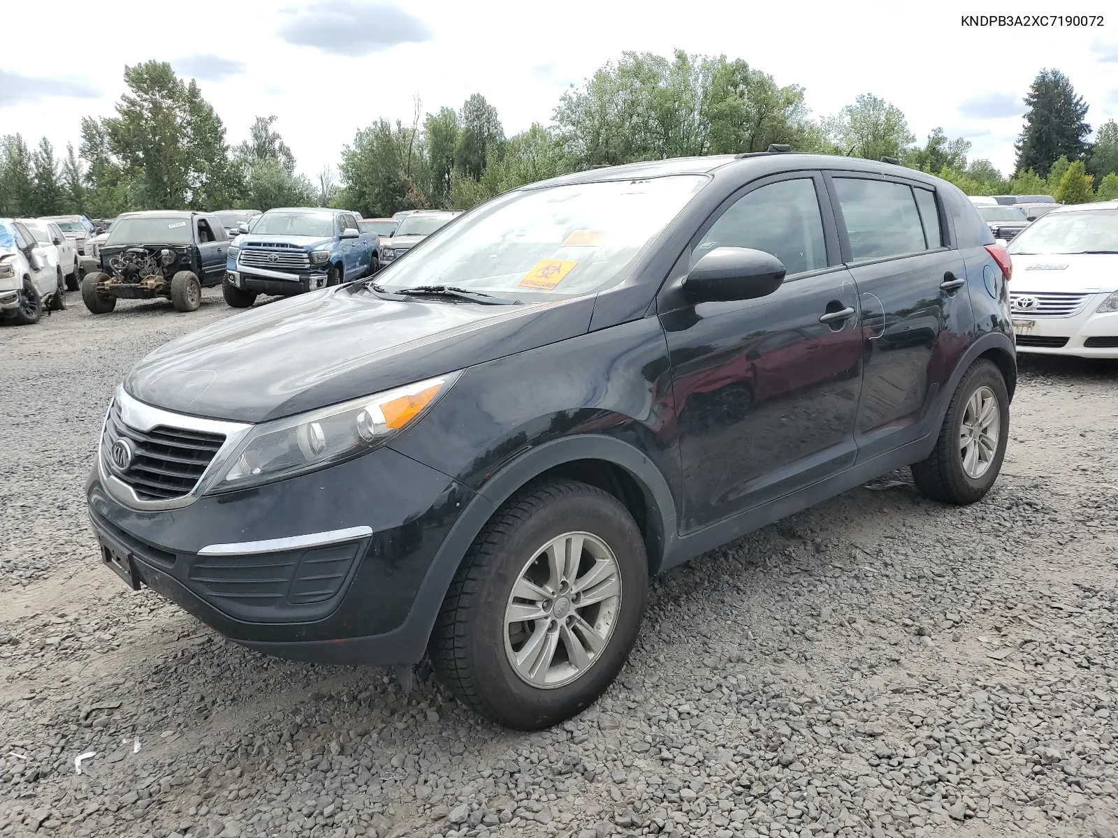 KNDPB3A2XC7190072 2012 Kia Sportage Base