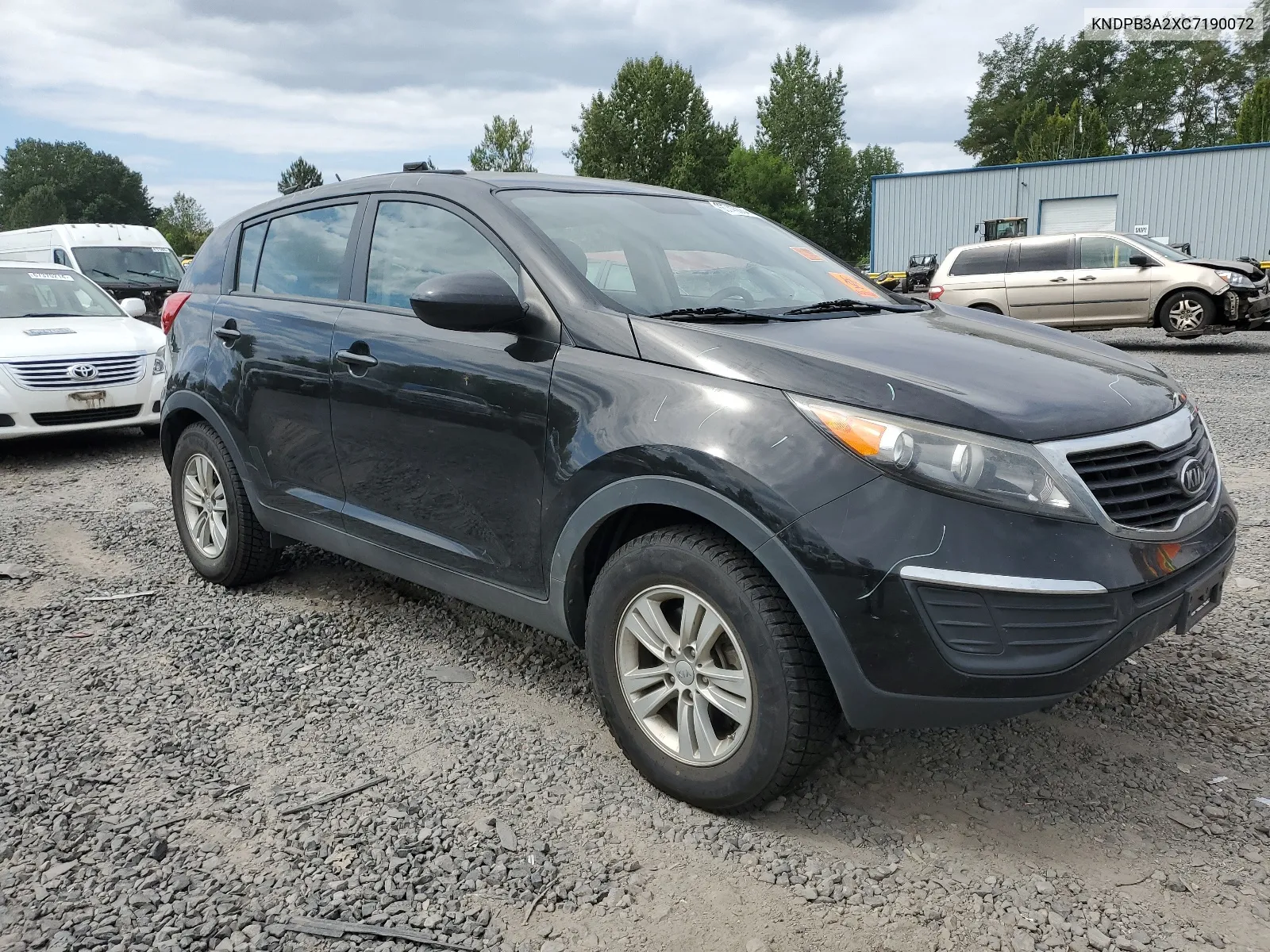 2012 Kia Sportage Base VIN: KNDPB3A2XC7190072 Lot: 66745884