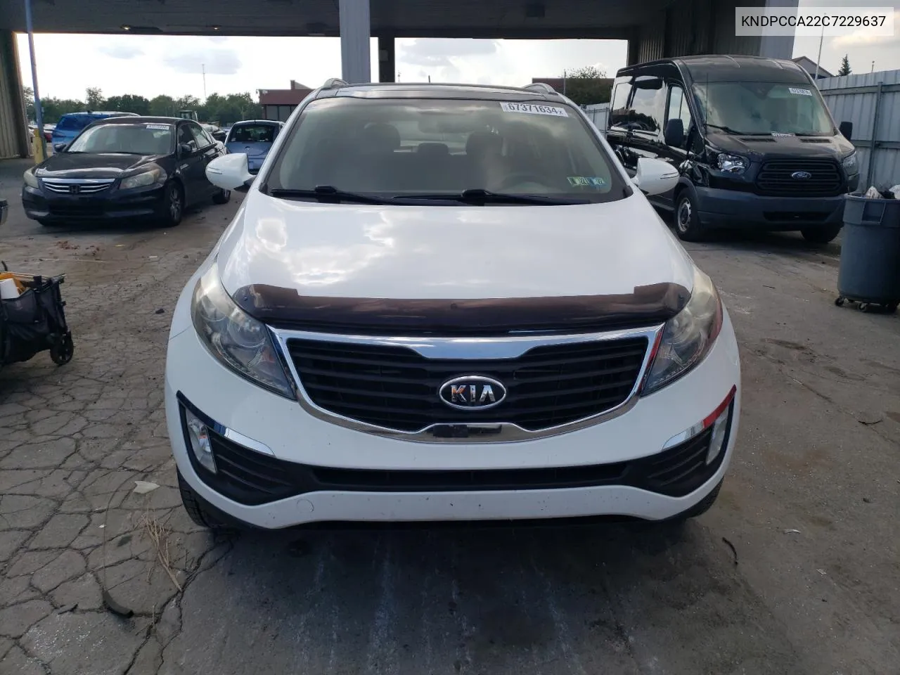 2012 Kia Sportage Ex VIN: KNDPCCA22C7229637 Lot: 67371634