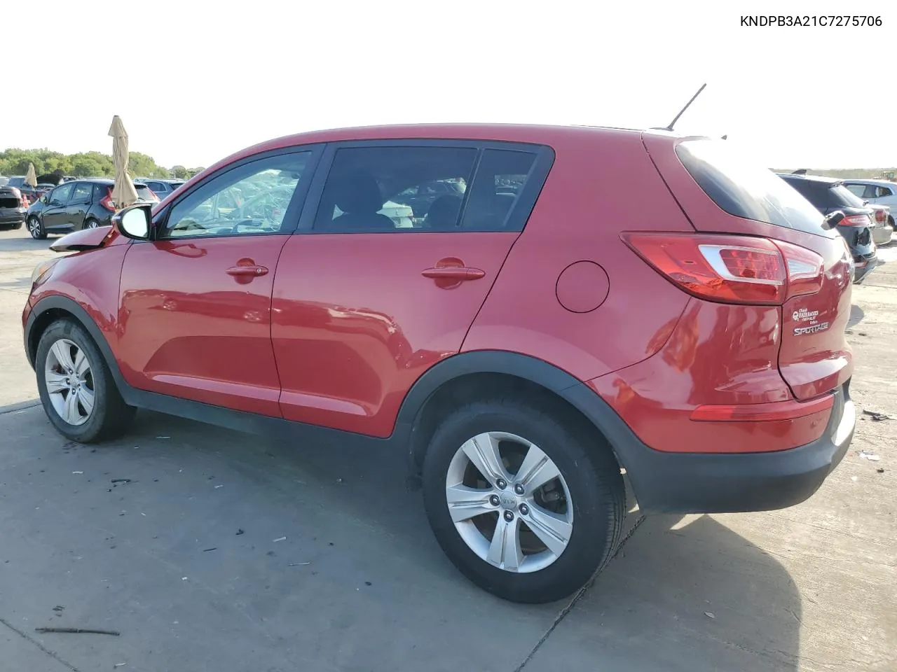 2012 Kia Sportage Base VIN: KNDPB3A21C7275706 Lot: 67730624