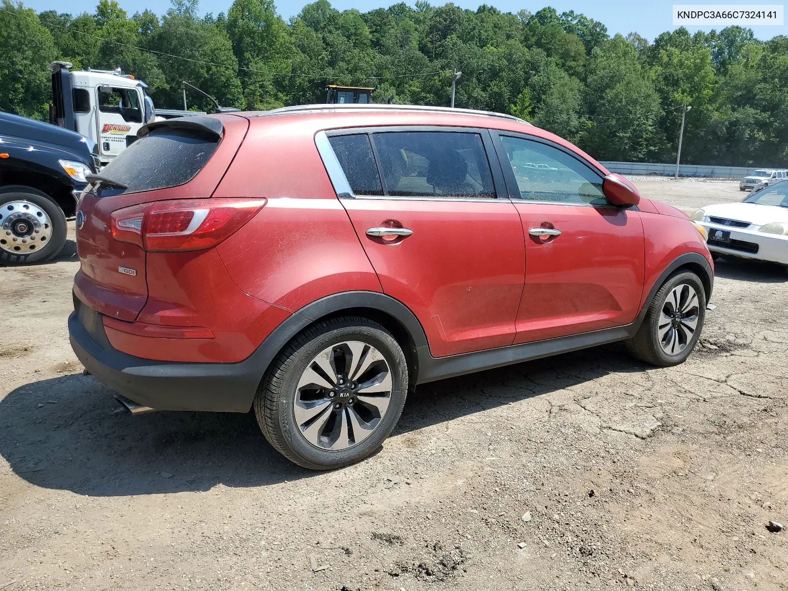 2012 Kia Sportage Sx VIN: KNDPC3A66C7324141 Lot: 68167354