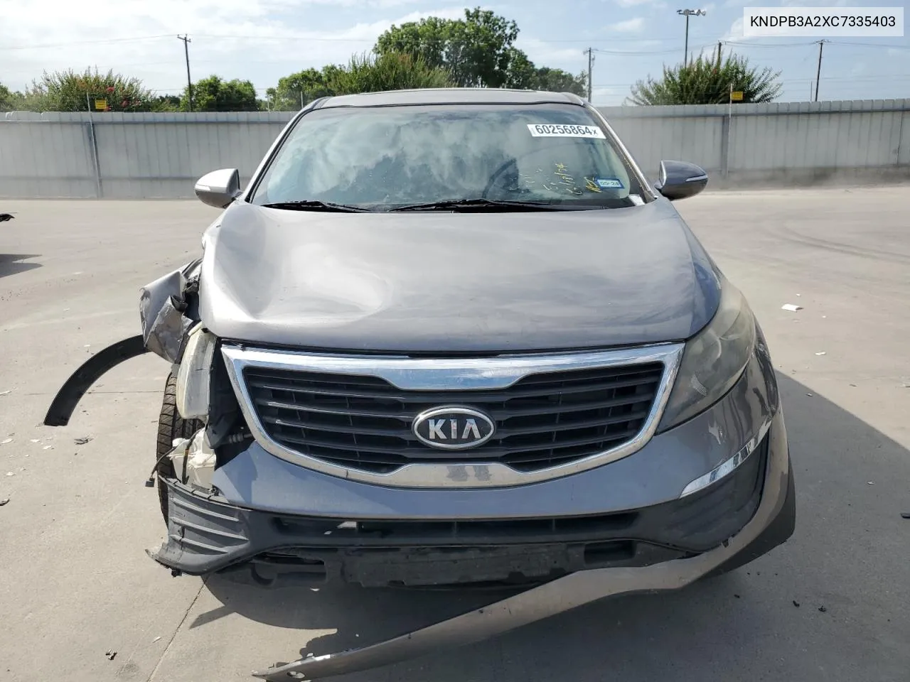 2012 Kia Sportage Base VIN: KNDPB3A2XC7335403 Lot: 68878634