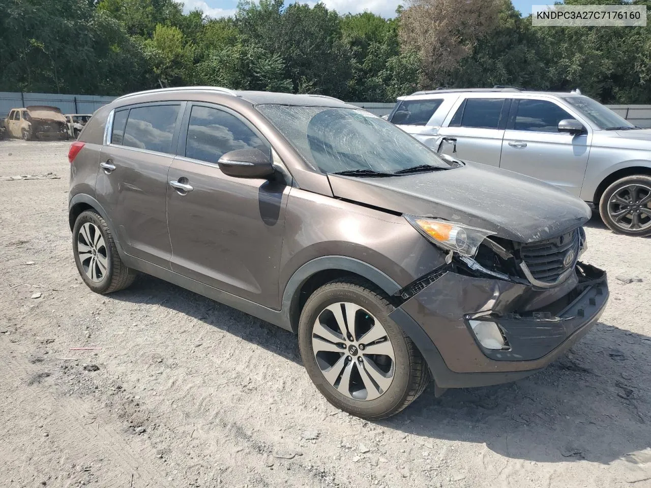 2012 Kia Sportage Ex VIN: KNDPC3A27C7176160 Lot: 69674414