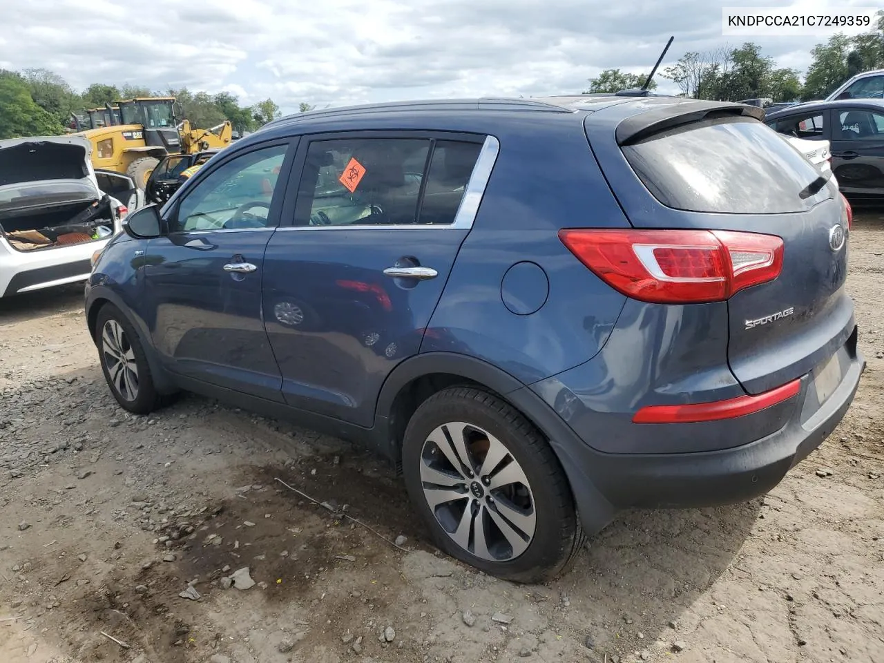 2012 Kia Sportage Ex VIN: KNDPCCA21C7249359 Lot: 69860294