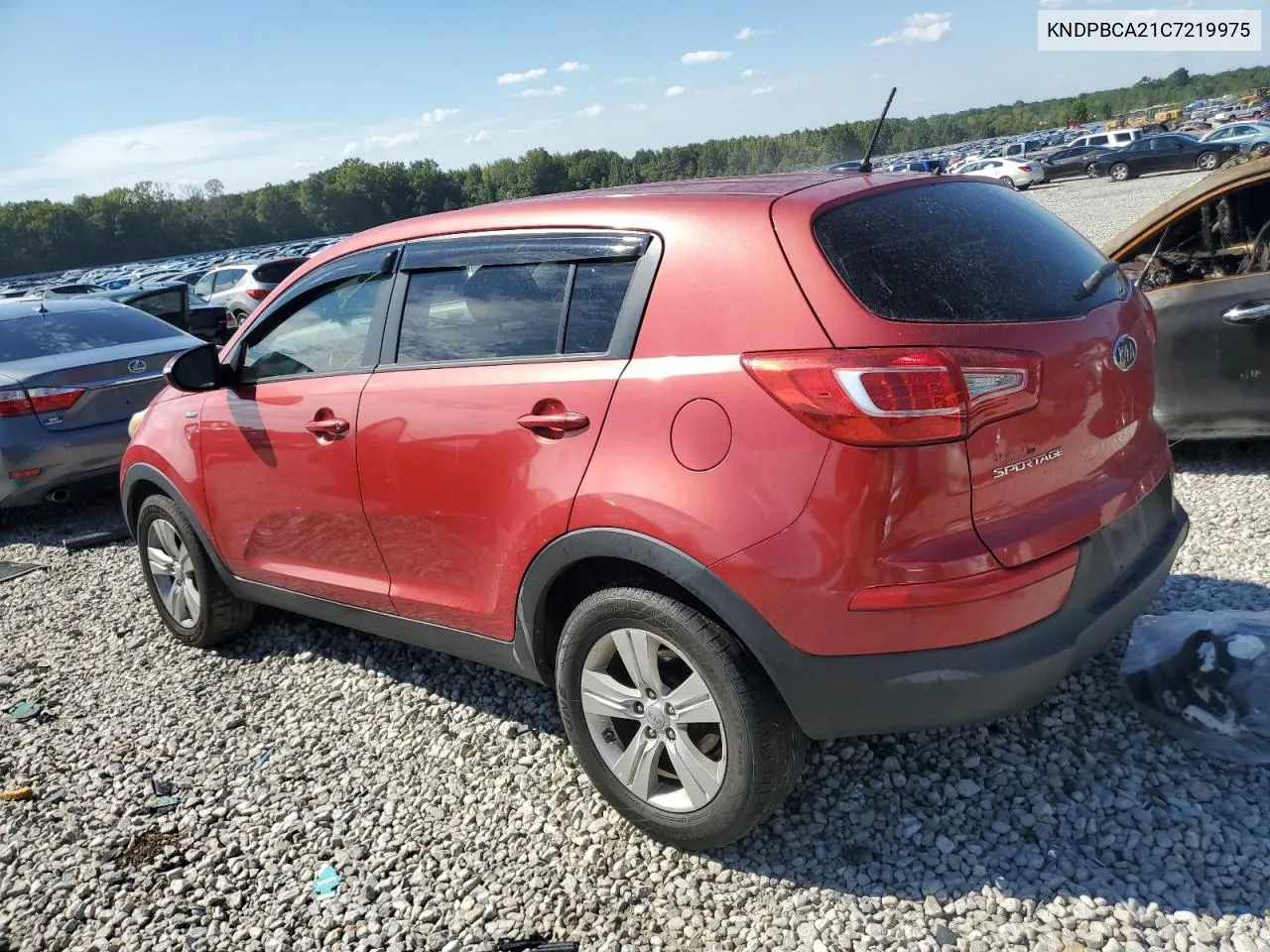 2012 Kia Sportage Lx VIN: KNDPBCA21C7219975 Lot: 70094474