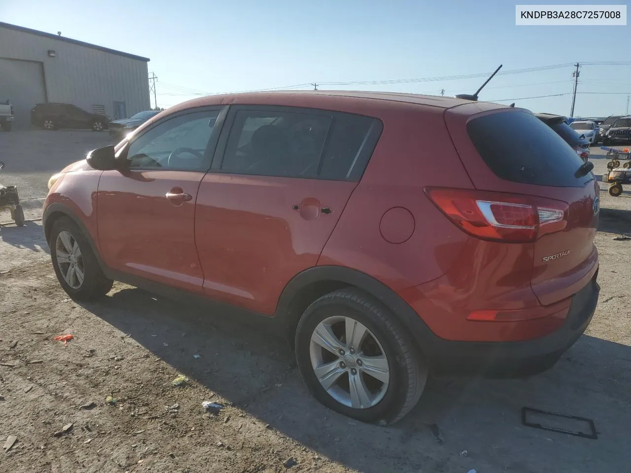 2012 Kia Sportage Base VIN: KNDPB3A28C7257008 Lot: 70635724