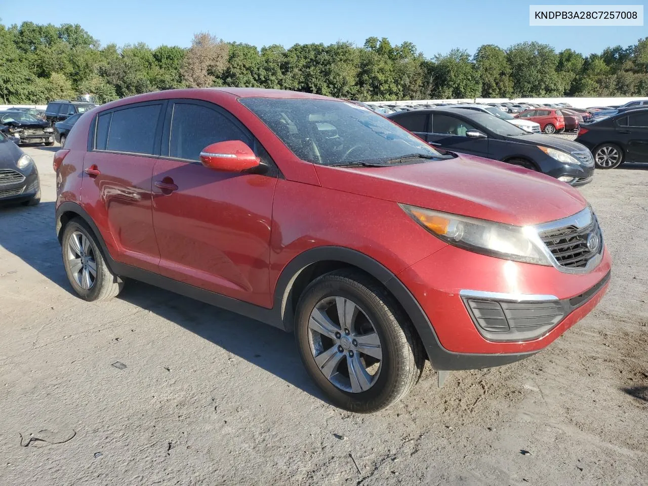 2012 Kia Sportage Base VIN: KNDPB3A28C7257008 Lot: 70635724