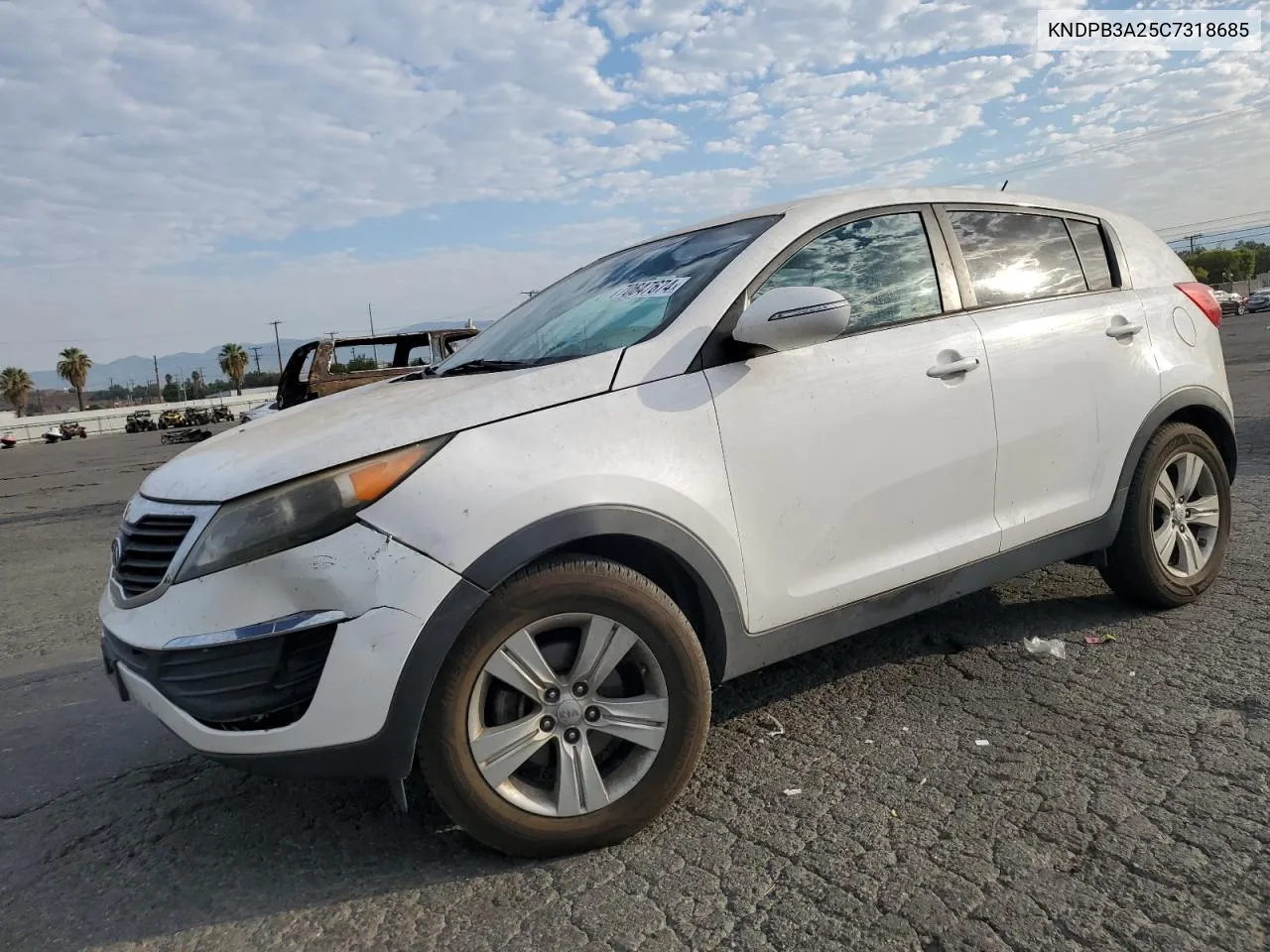 2012 Kia Sportage Base VIN: KNDPB3A25C7318685 Lot: 70647674