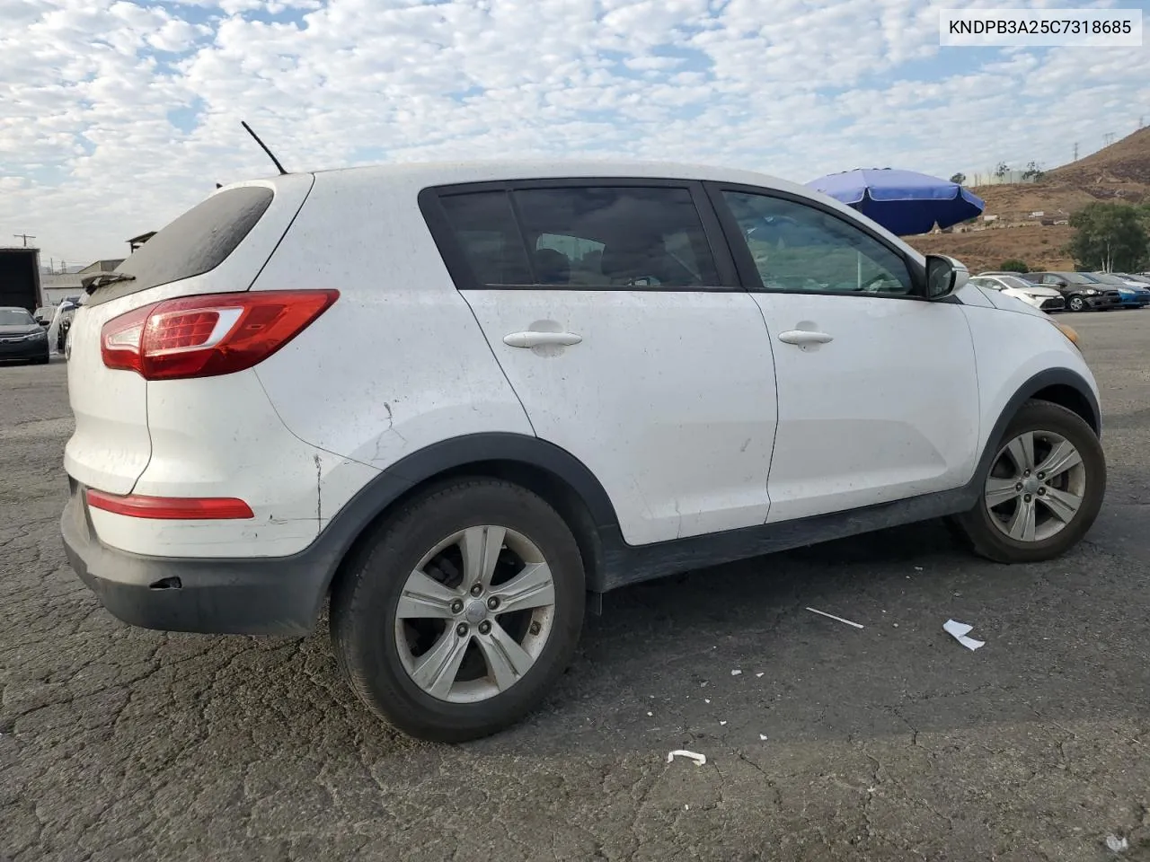 2012 Kia Sportage Base VIN: KNDPB3A25C7318685 Lot: 70647674