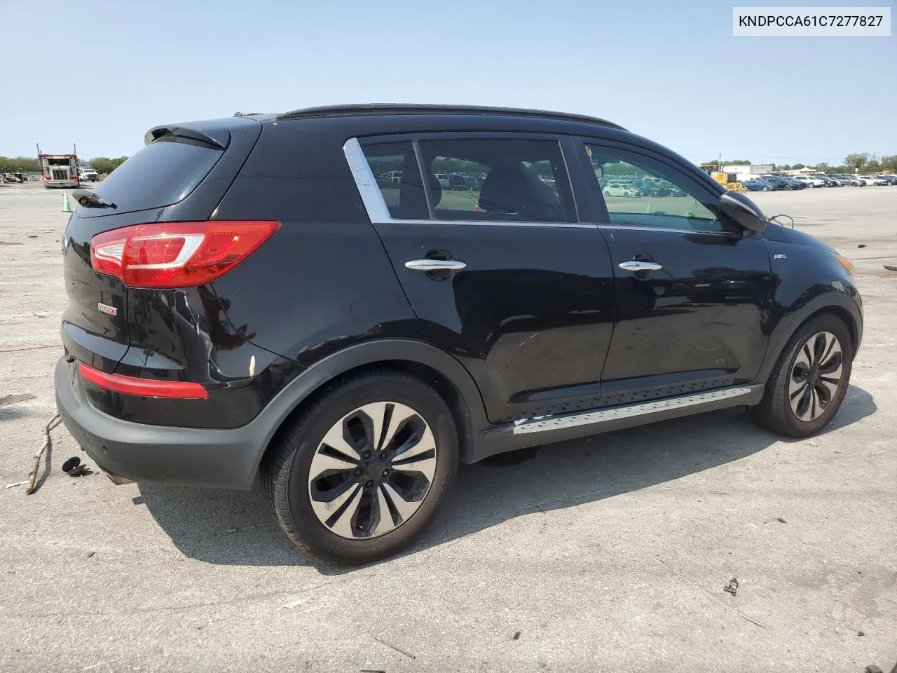 2012 Kia Sportage Sx VIN: KNDPCCA61C7277827 Lot: 70843644