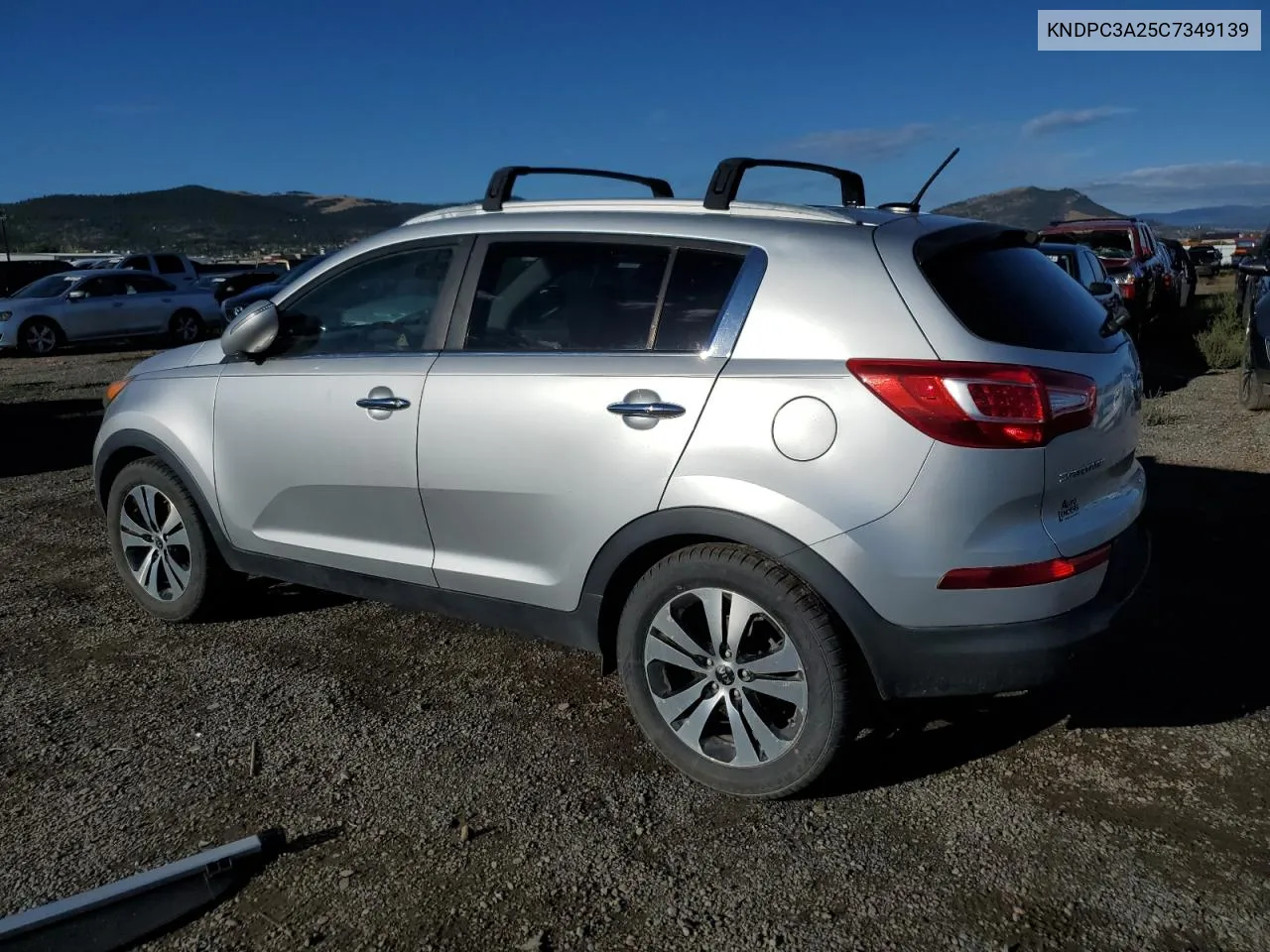 2012 Kia Sportage Ex VIN: KNDPC3A25C7349139 Lot: 71889704