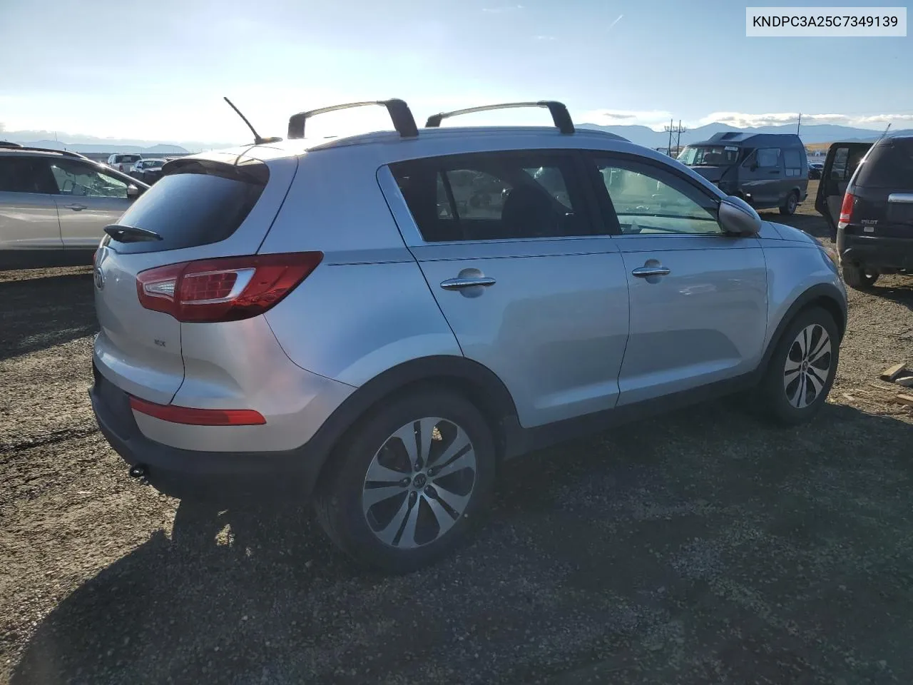 2012 Kia Sportage Ex VIN: KNDPC3A25C7349139 Lot: 71889704