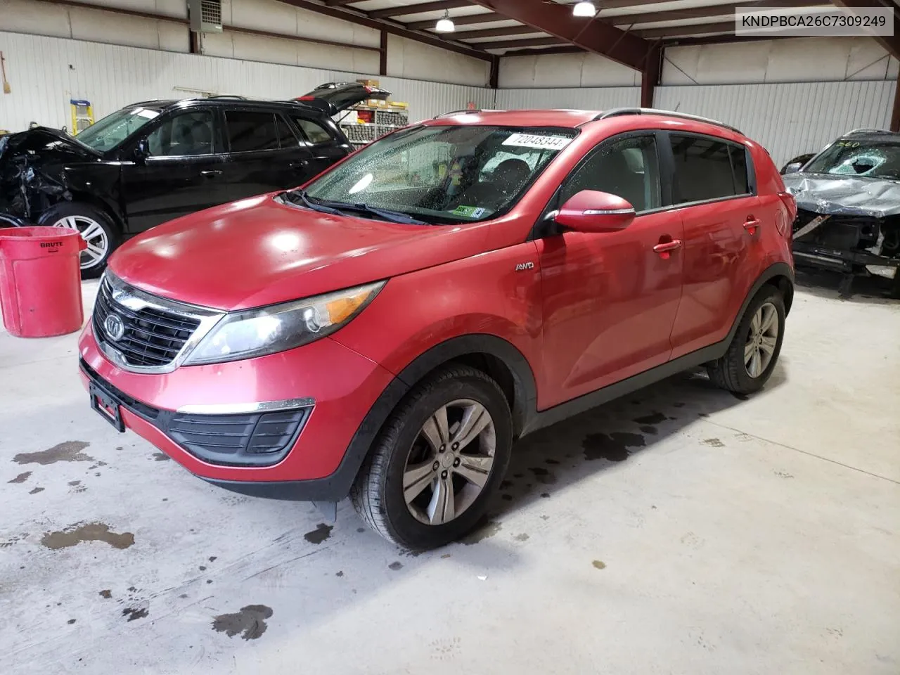 KNDPBCA26C7309249 2012 Kia Sportage Lx