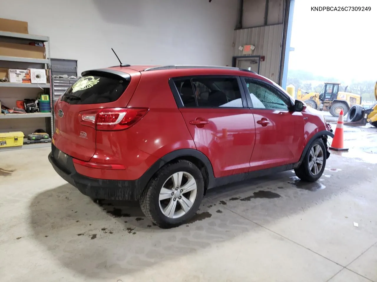 2012 Kia Sportage Lx VIN: KNDPBCA26C7309249 Lot: 72048344