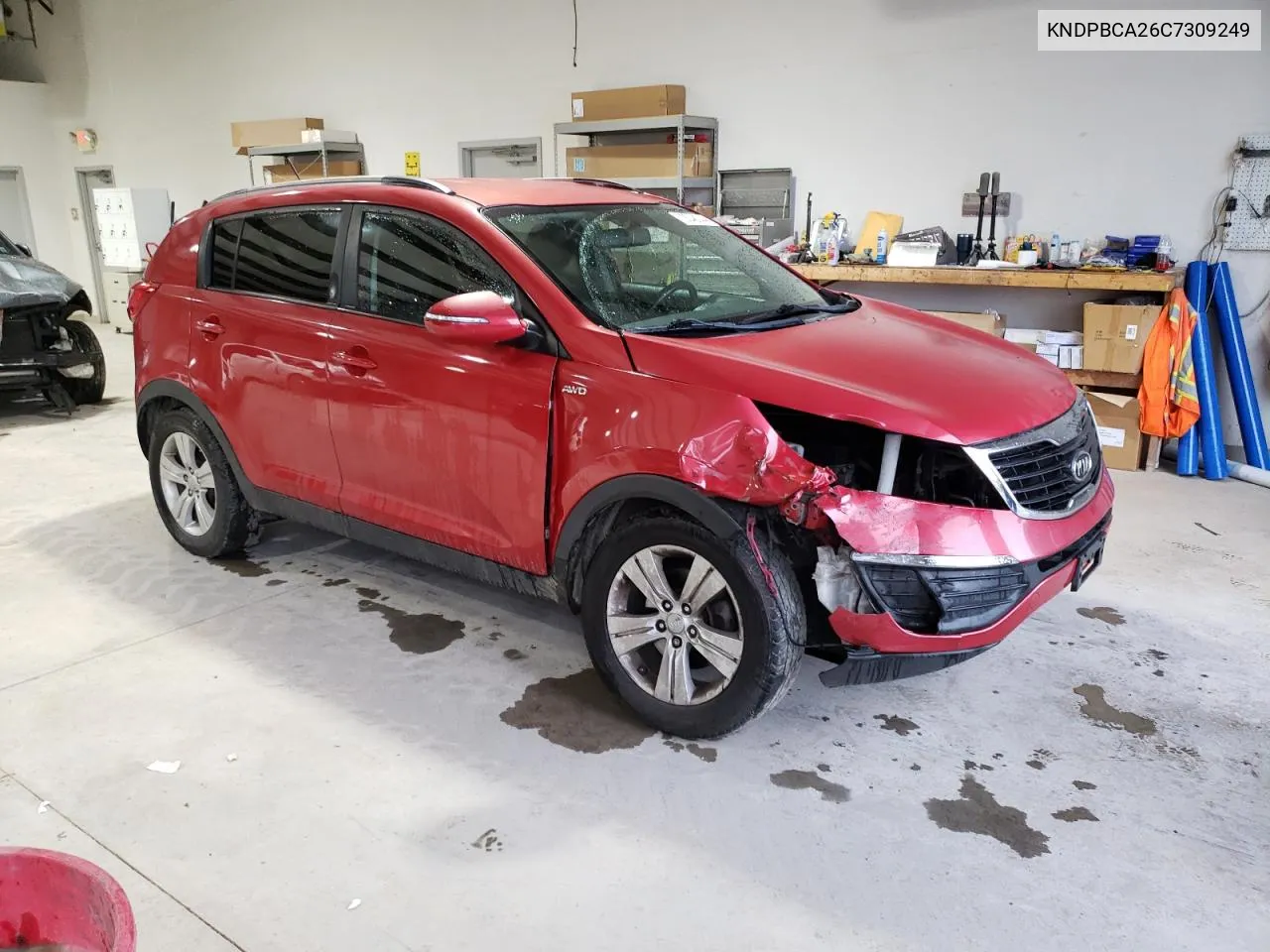 2012 Kia Sportage Lx VIN: KNDPBCA26C7309249 Lot: 72048344