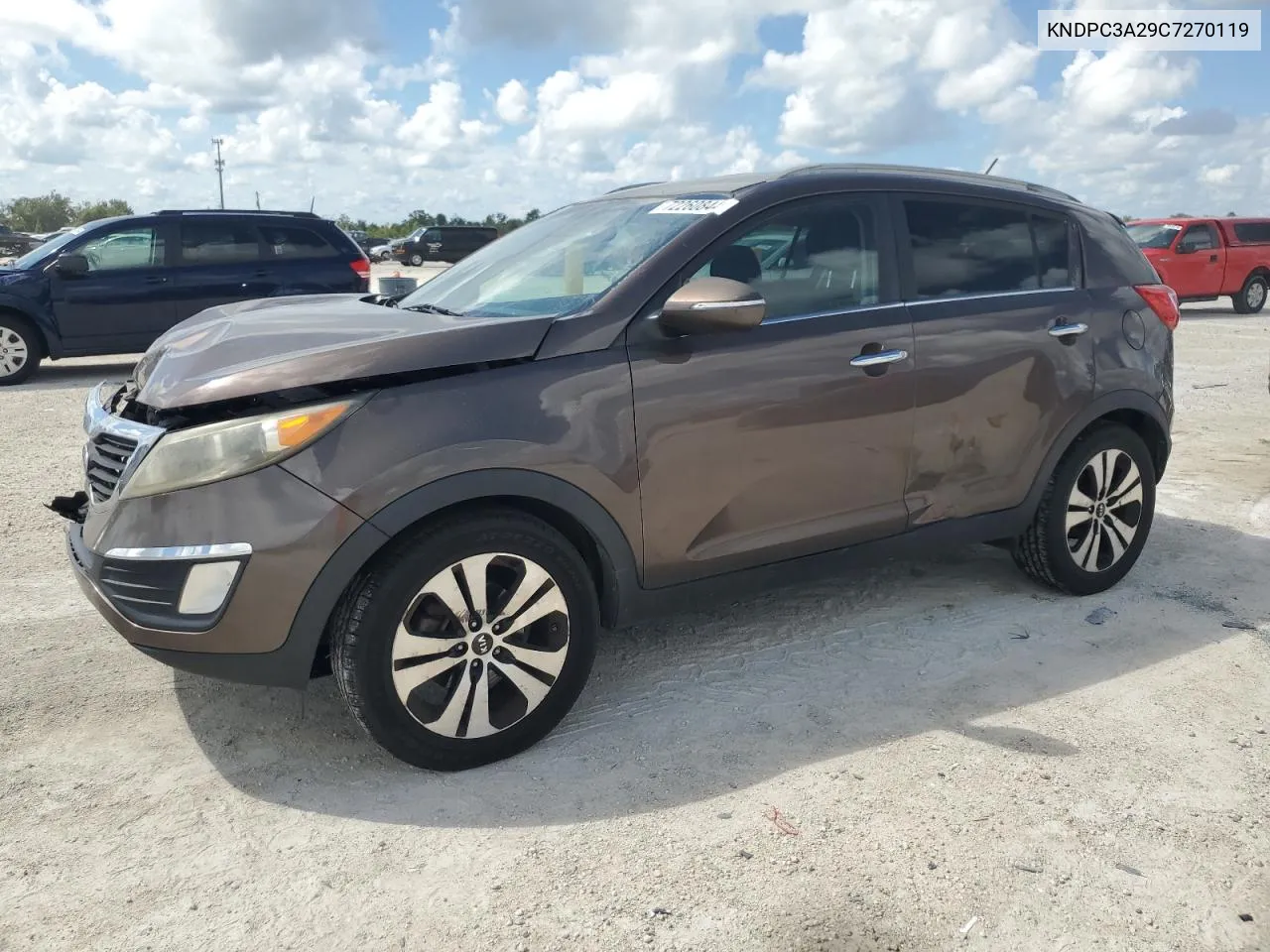 KNDPC3A29C7270119 2012 Kia Sportage Ex