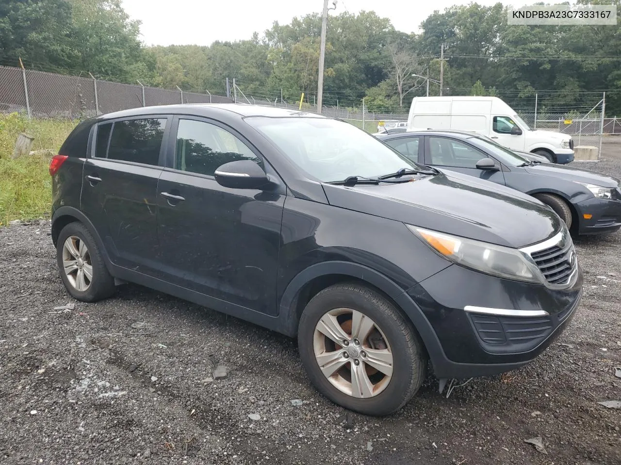 2012 Kia Sportage Base VIN: KNDPB3A23C7333167 Lot: 72832714