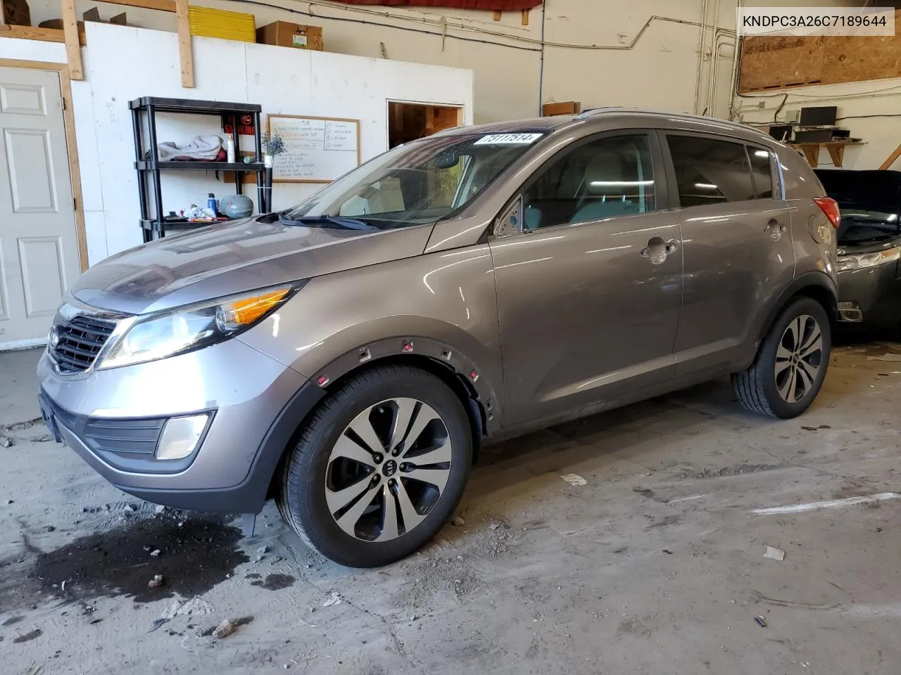 2012 Kia Sportage Ex VIN: KNDPC3A26C7189644 Lot: 73117514