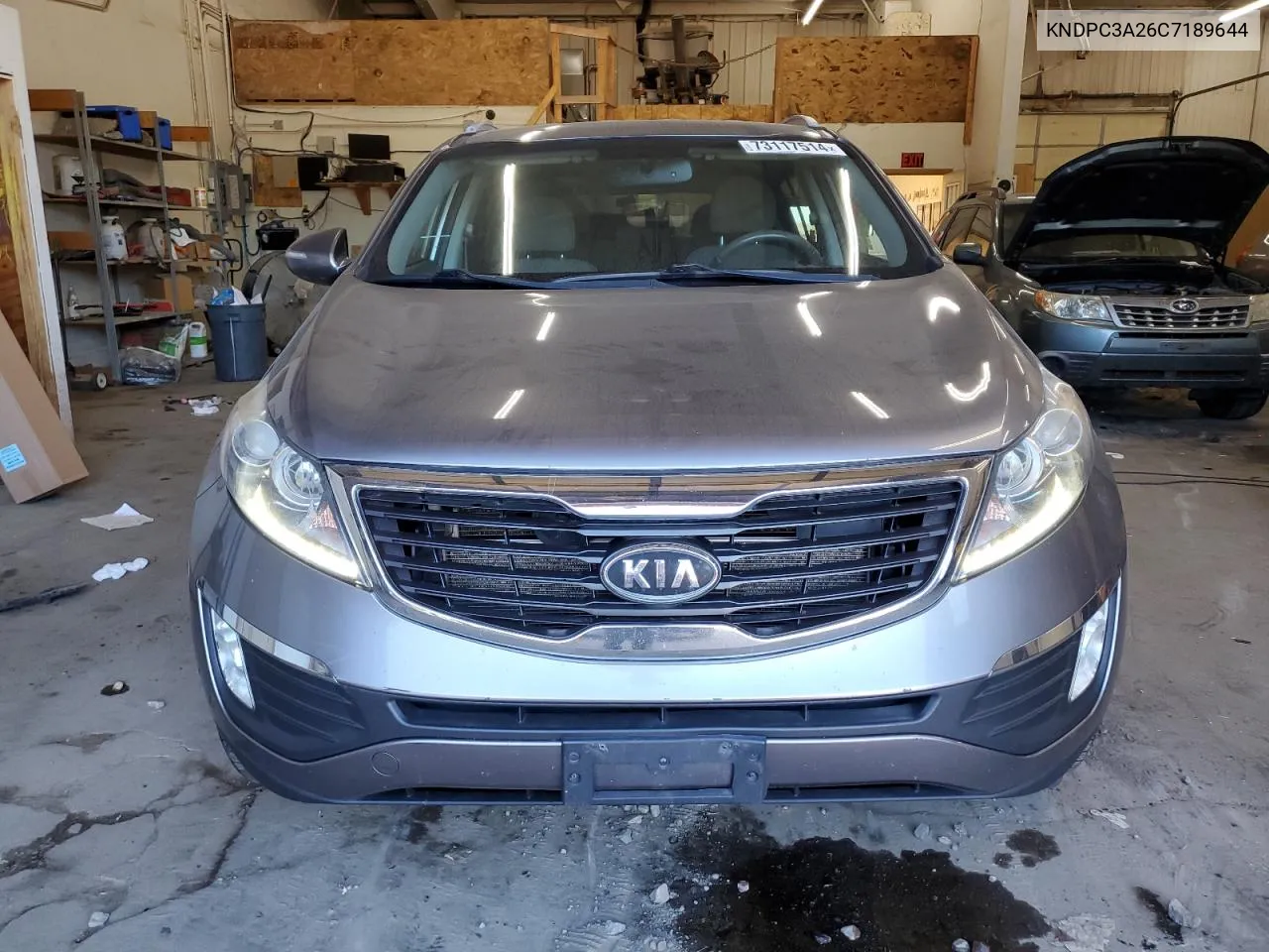 2012 Kia Sportage Ex VIN: KNDPC3A26C7189644 Lot: 73117514