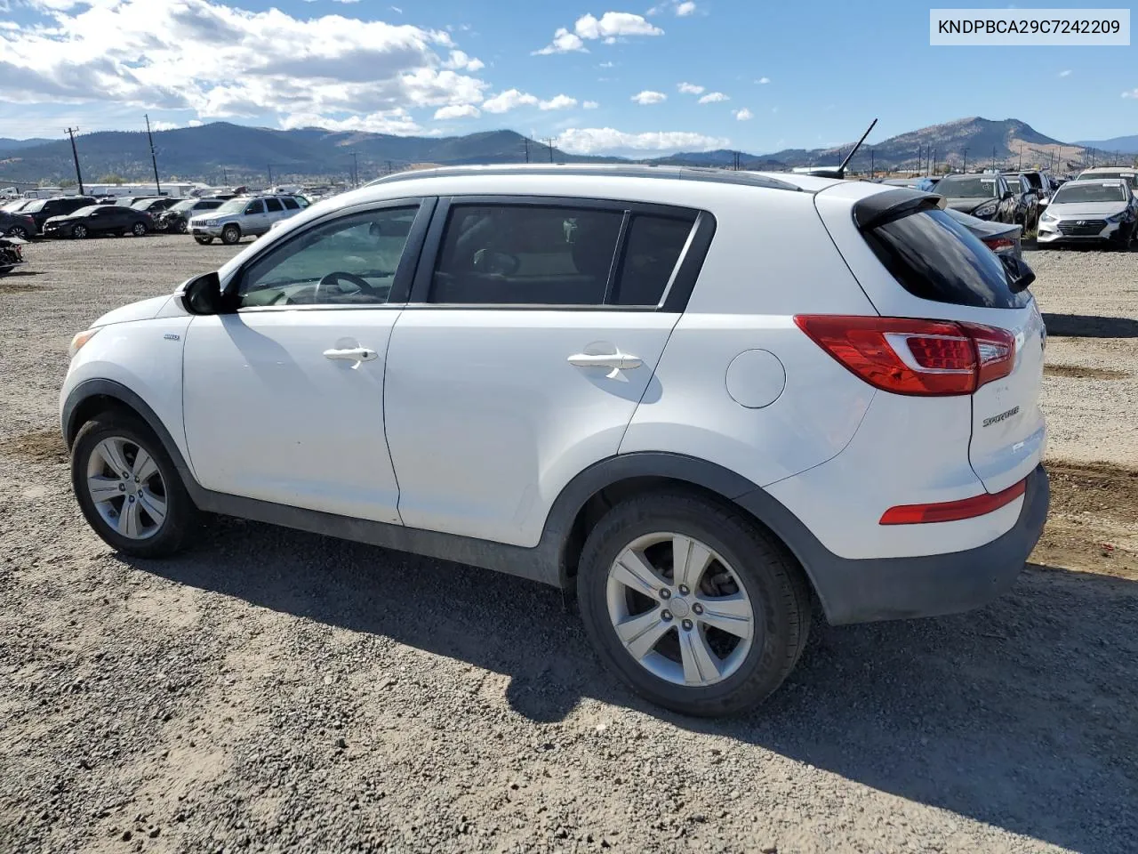 2012 Kia Sportage Lx VIN: KNDPBCA29C7242209 Lot: 73478654