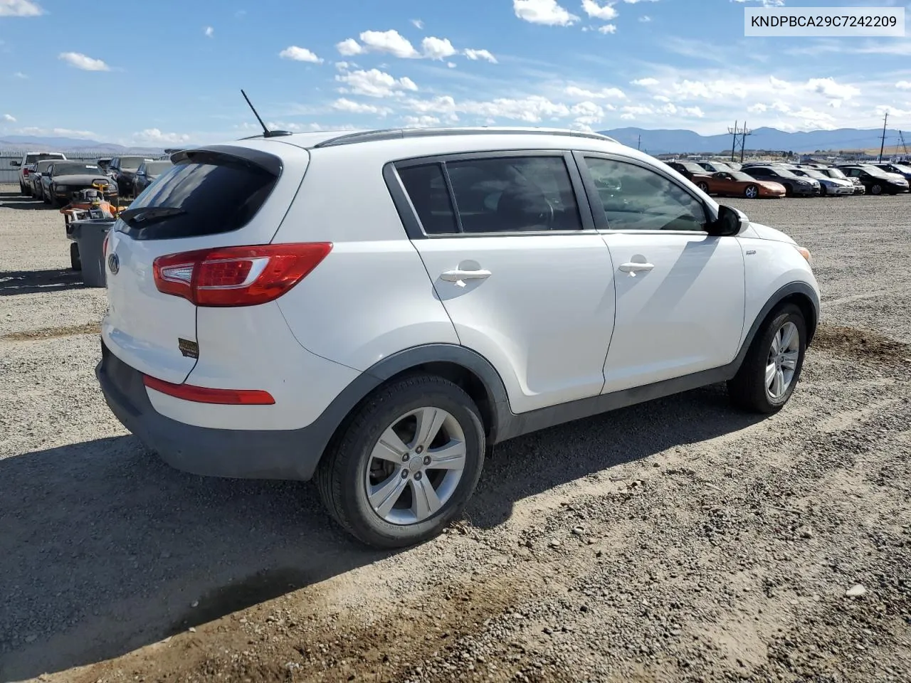 2012 Kia Sportage Lx VIN: KNDPBCA29C7242209 Lot: 73478654