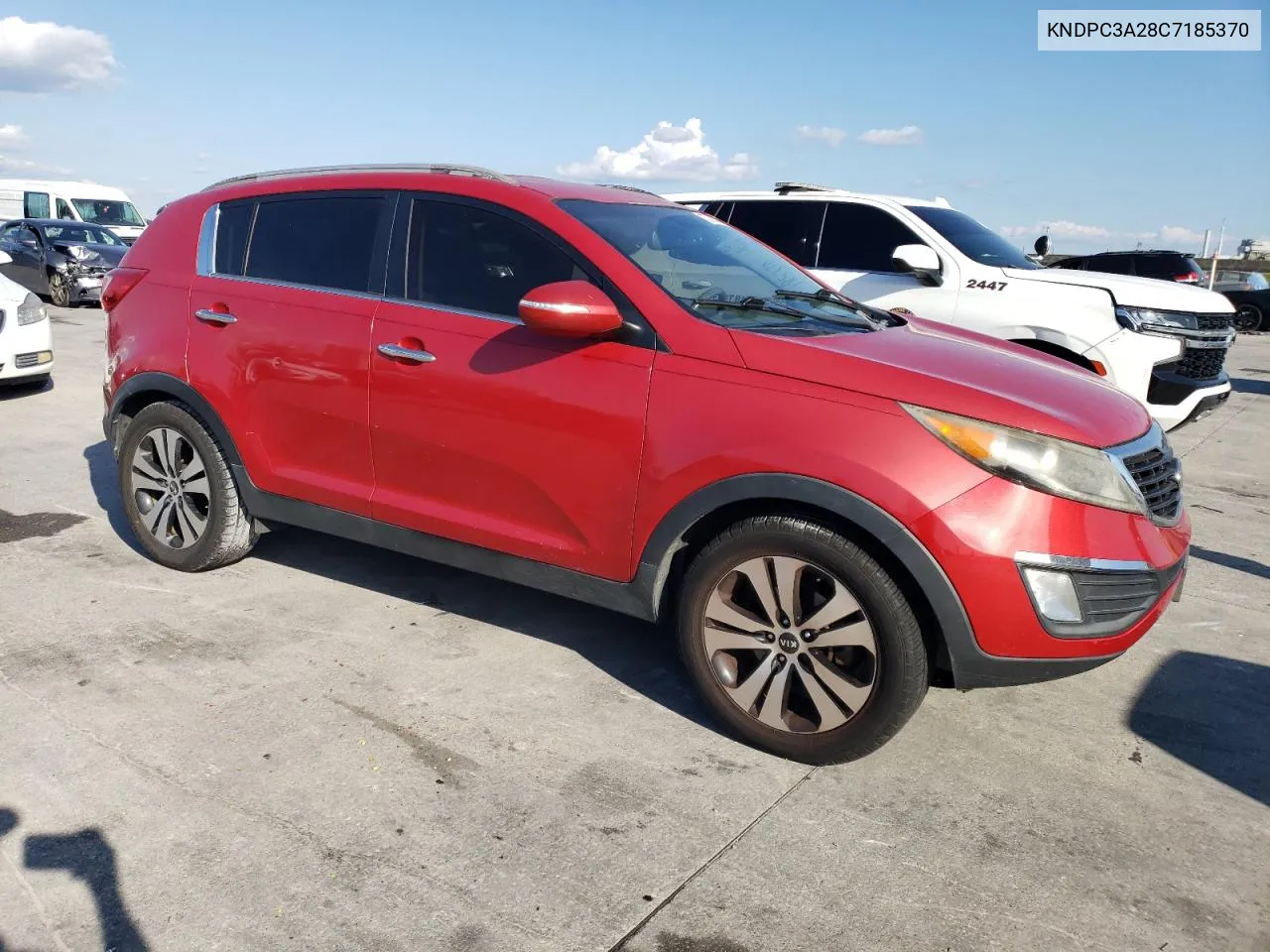 2012 Kia Sportage Ex VIN: KNDPC3A28C7185370 Lot: 73773444