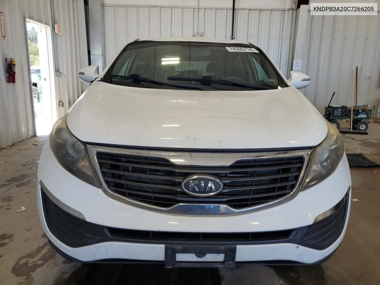 2012 Kia Sportage Base VIN: KNDPB3A20C7266205 Lot: 74320774