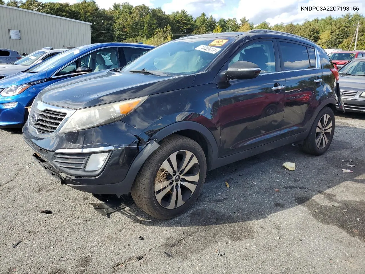 2012 Kia Sportage Ex VIN: KNDPC3A22C7193156 Lot: 74455014