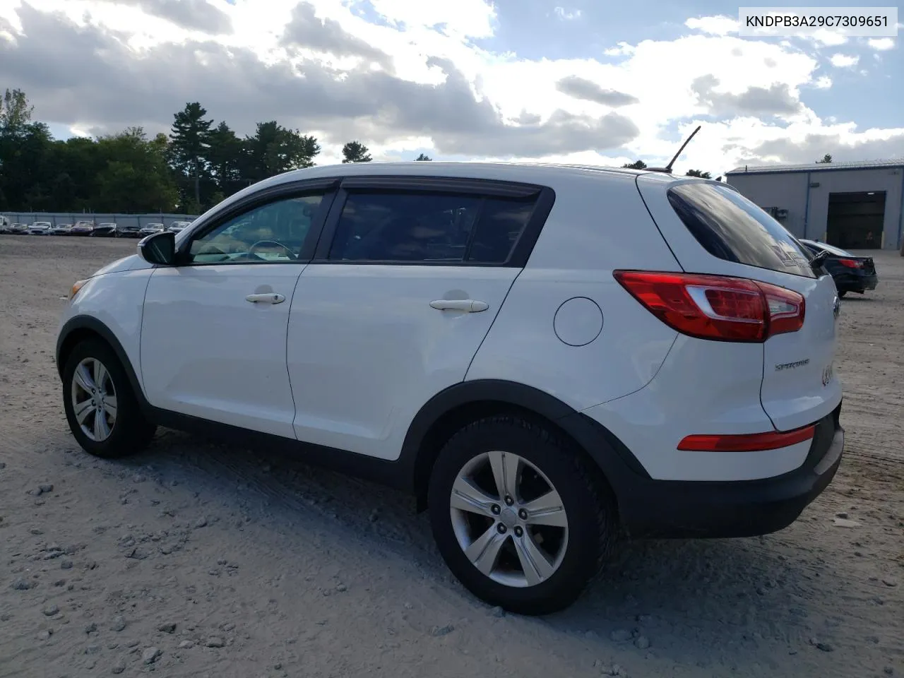 2012 Kia Sportage Base VIN: KNDPB3A29C7309651 Lot: 74673734