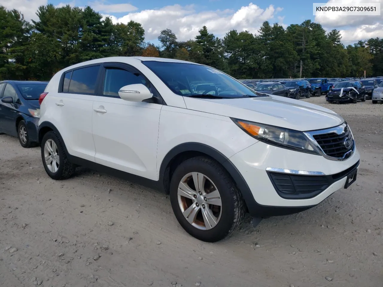 2012 Kia Sportage Base VIN: KNDPB3A29C7309651 Lot: 74673734